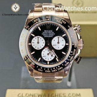 Rolex Super Clone Watches 1:1 Le Mans Daytona 100 Years Anniversary Rose Gold 4132 Movement detail view