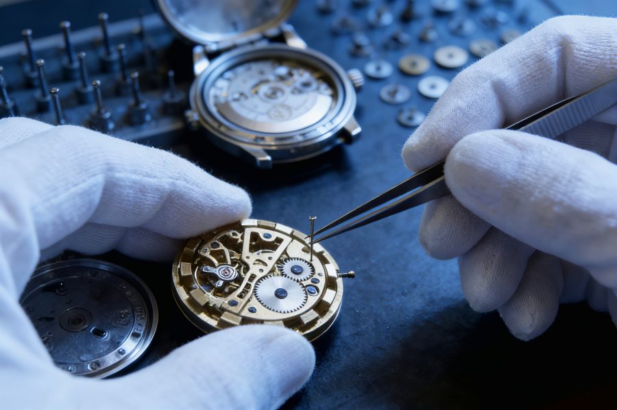 Watchmaking craft detail for high-end 1:1 super clone watches