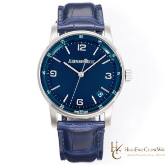 Audemars Piguet Code 11.59 by 15210BC Blue Dial 41mm super clone watch front view