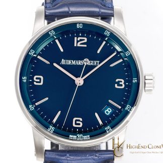 Audemars Piguet Code 11.59 by 15210BC Blue Dial 41mm super clone watch dial detail