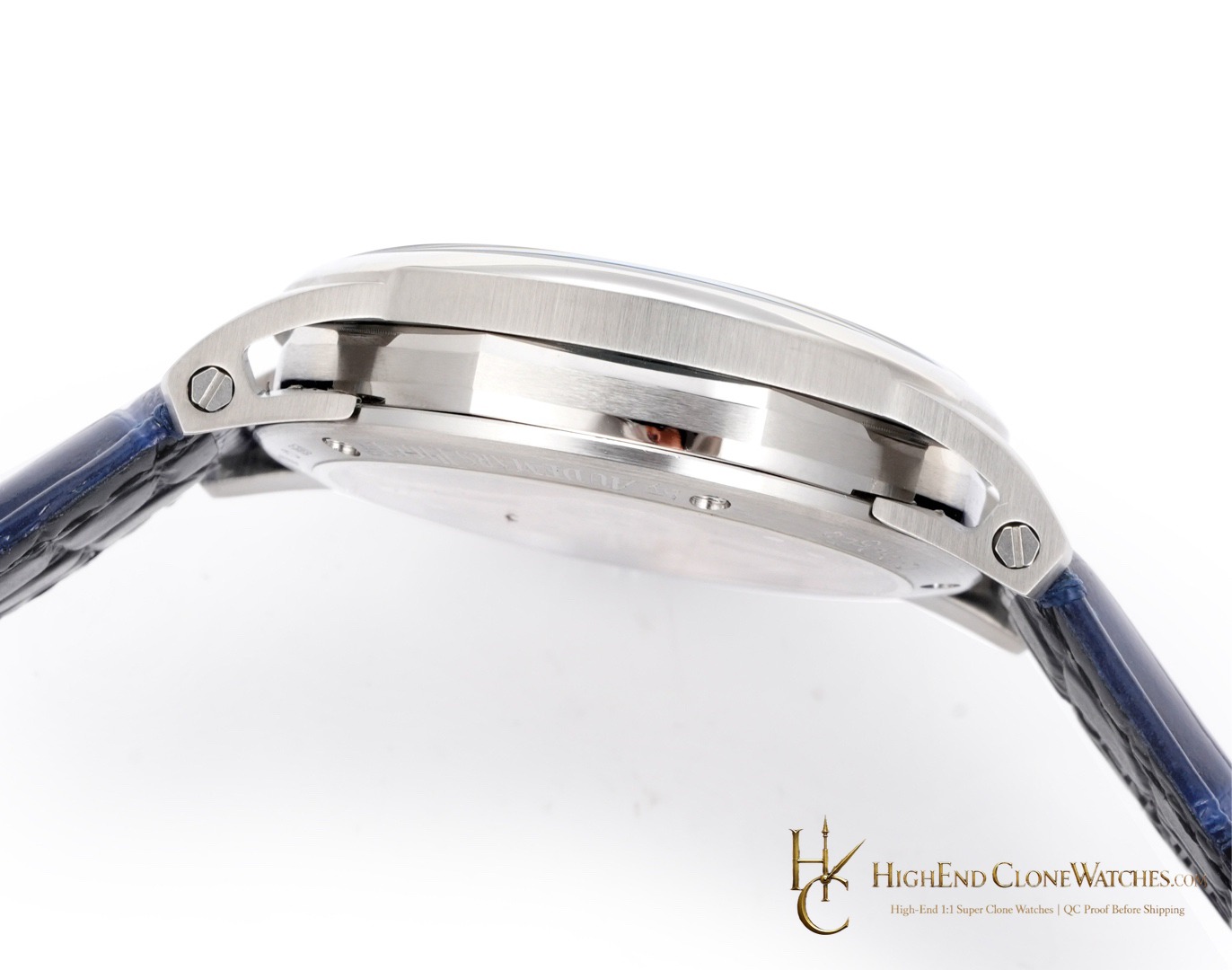 Audemars Piguet Code 11.59 by 15210BC Blue Dial 41mm super clone watch caseback detail