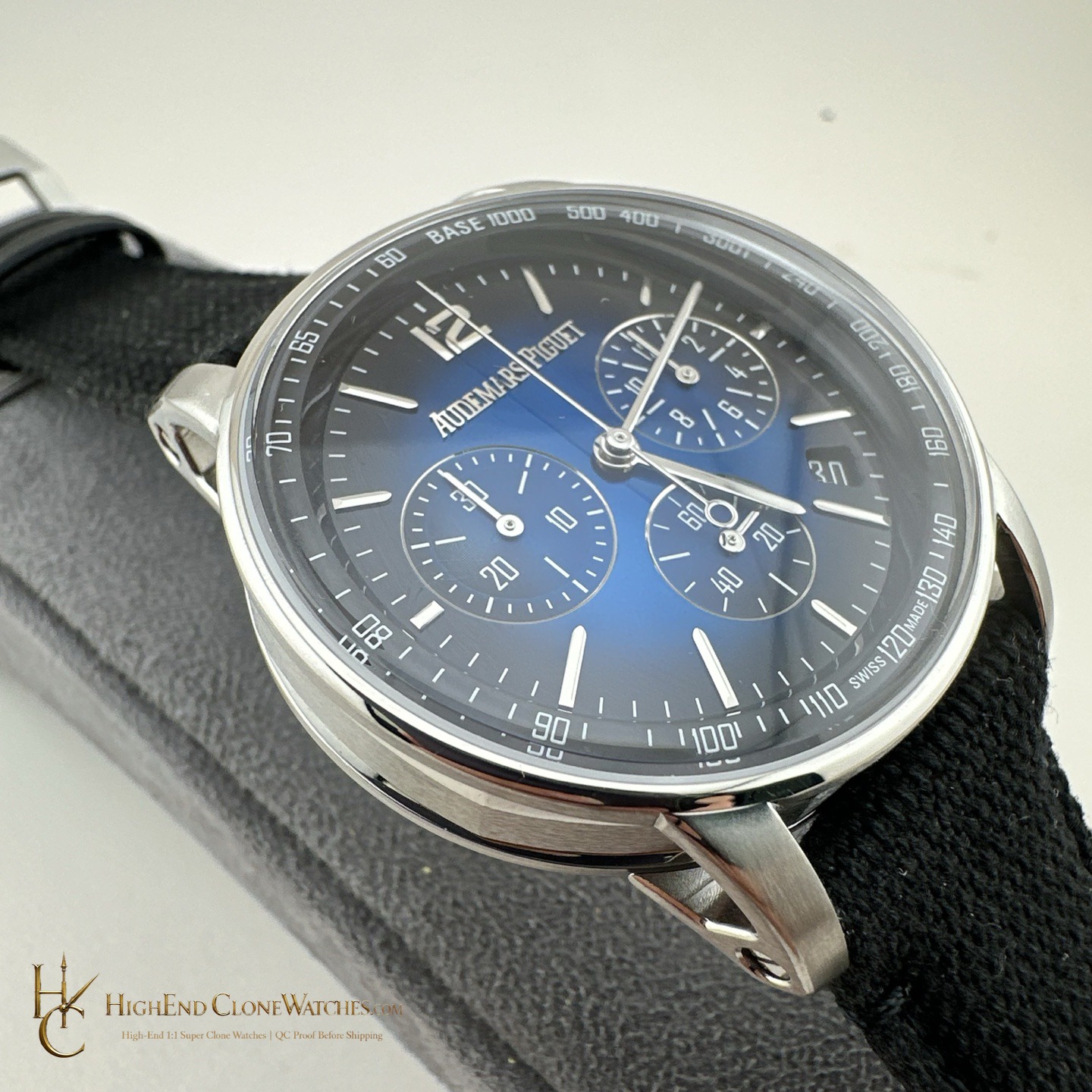 Audemars Piguet Code 11.59 Smoky Blue Dial 26393BC 41mm super clone watch clasp detail