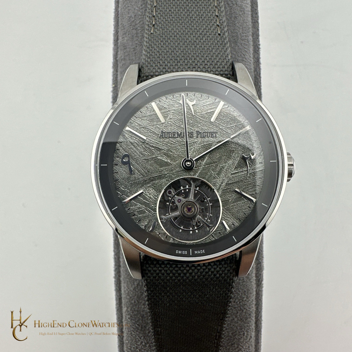 Audemars Piguet Code 11.59 Tourbillon Meteorite Dial 41mm super clone watch front view