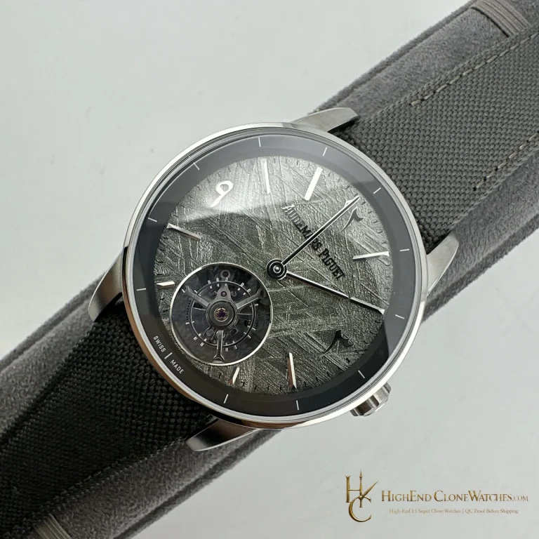 Audemars Piguet Code 11.59 Tourbillon Meteorite Dial 41mm super clone watch dial detail