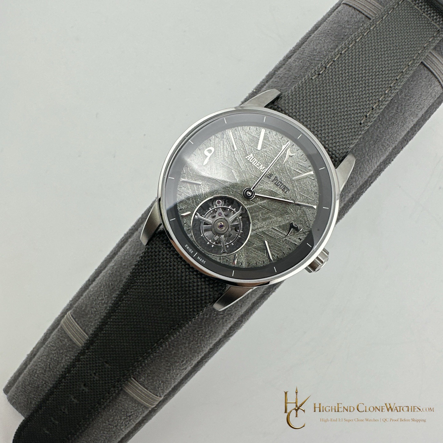 Audemars Piguet Code 11.59 Tourbillon Meteorite Dial 41mm super clone watch side case profile