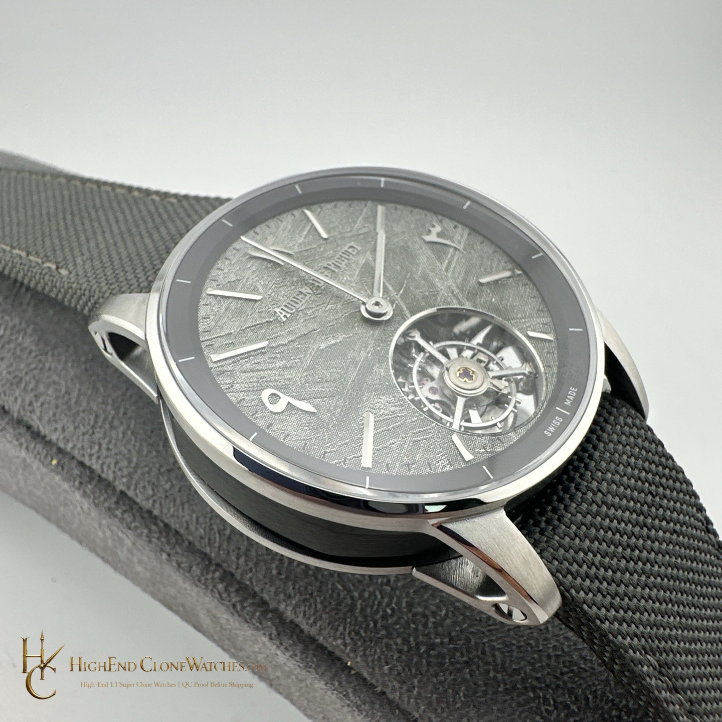 Audemars Piguet Code 11.59 Tourbillon Meteorite Dial 41mm super clone watch clasp detail