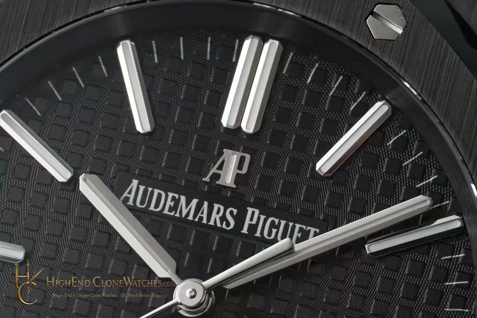 Audemars Piguet Royal Oak 15400 Black Ceramic Black Dial super clone watch side case profile