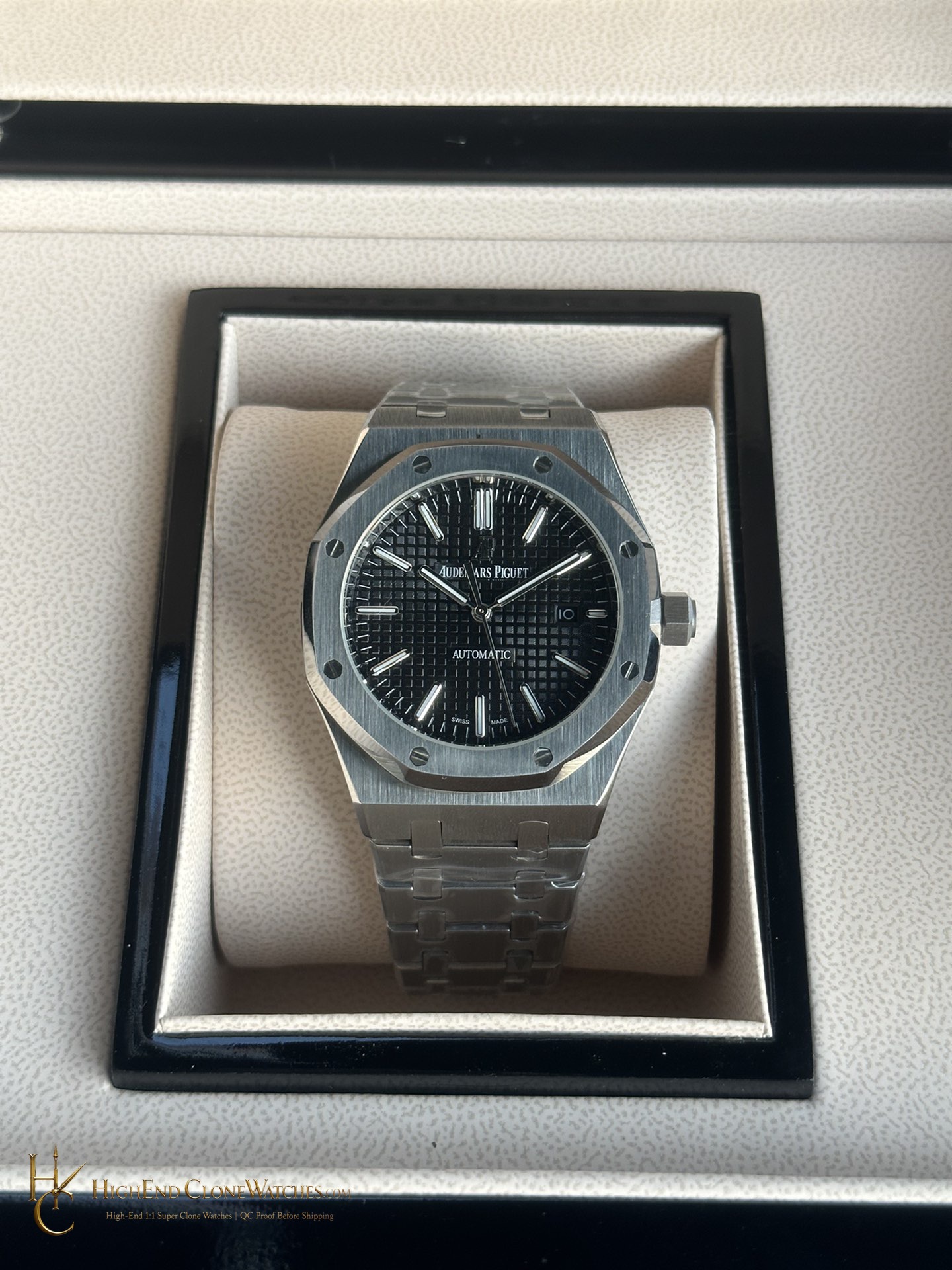 Audemars Piguet Royal Oak 15400 Black Dial super clone watch product detail