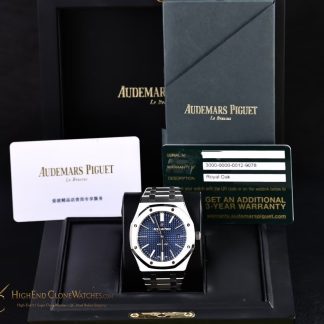 Audemars Piguet Royal Oak 15400 Blue Dial super clone watch dial detail