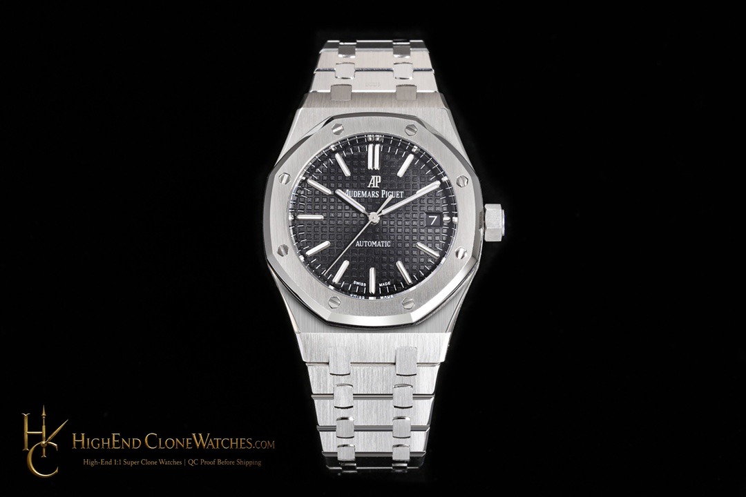 Audemars Piguet Royal Oak 15400 Grey Dial super clone watch front view
