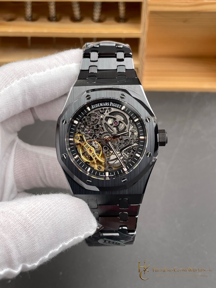 Audemars Piguet Royal Oak 15416 Skeleton Dial super clone watch front view