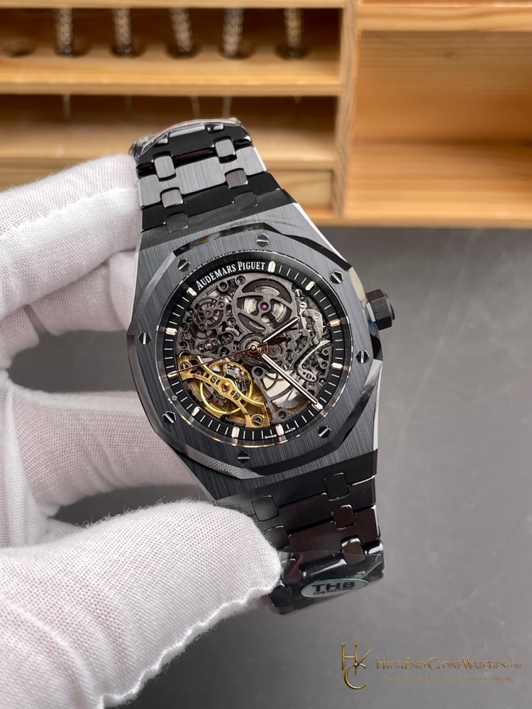 Audemars Piguet Royal Oak 15416 Skeleton Dial super clone watch dial detail