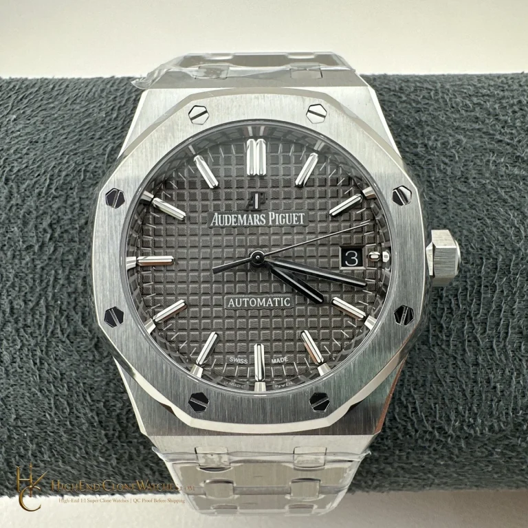 Audemars Piguet Royal Oak 15450 Grey Dial 37mm super clone watch front view