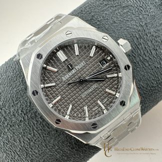 Audemars Piguet Royal Oak 15450 Grey Dial 37mm super clone watch dial detail
