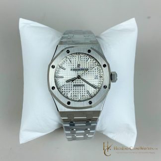 Audemars Piguet Royal Oak 15450 White Dial 37mm super clone watch front view