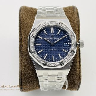 Audemars Piguet Royal Oak 15451ST Blue Dial 37mm super clone watch front view