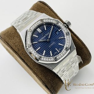 Audemars Piguet Royal Oak 15451ST Blue Dial 37mm super clone watch dial detail