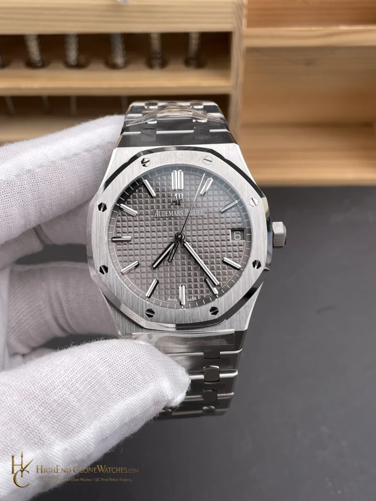 Audemars Piguet Royal Oak 15500 Grey dial super clone watch front view