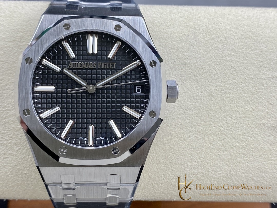 Audemars Piguet Royal Oak 15510 Black Dial 41mm Selfwinding super clone watch front view