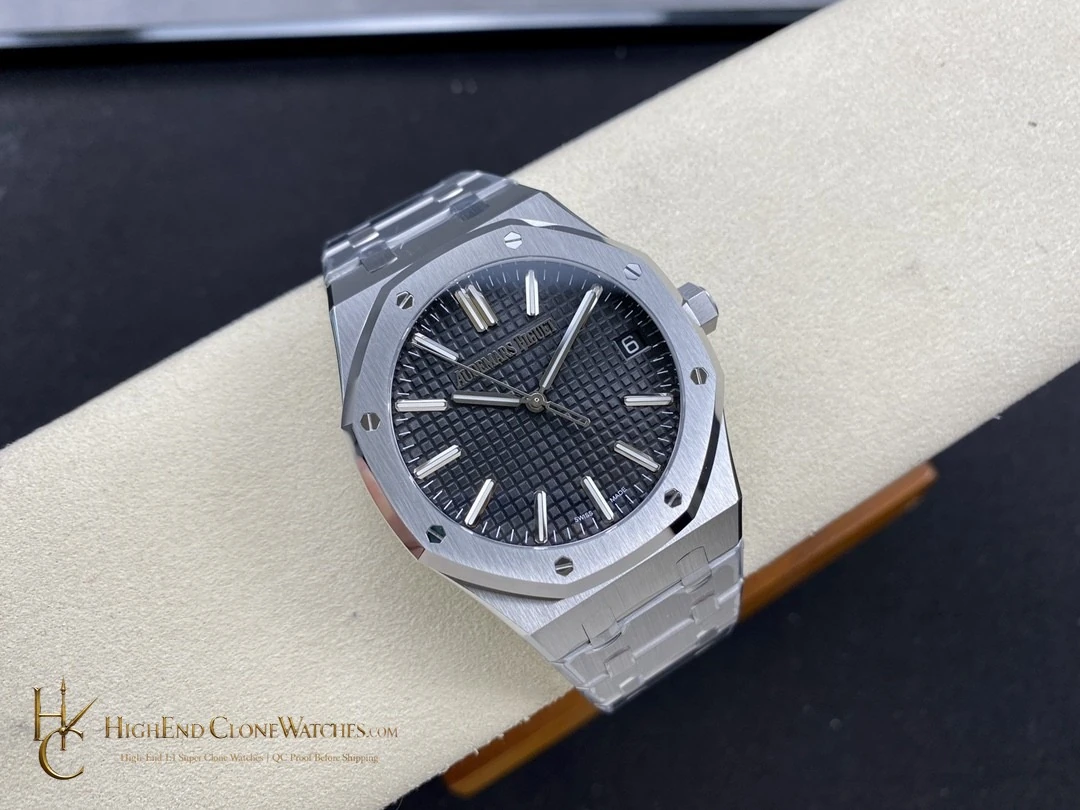 Audemars Piguet Royal Oak 15510 Black Dial 41mm Selfwinding super clone watch side case profile
