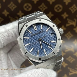 Audemars Piguet Royal Oak 15510 Blue Dial 41mm Selfwinding super clone watch dial detail