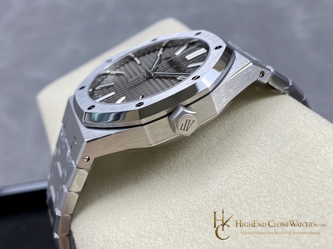 Audemars Piguet Royal Oak 15510 Gray Dial 41mm Selfwinding super clone watch clasp detail