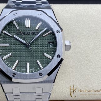 Audemars Piguet Royal Oak 15510 Green Dial 41mm Selfwinding super clone watch front view