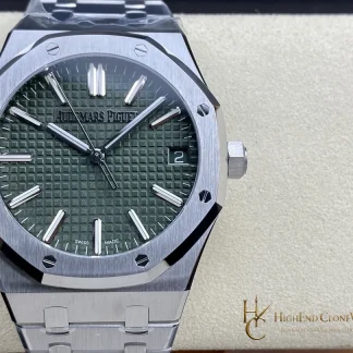 Audemars Piguet Royal Oak 15510 Green Dial 41mm Selfwinding super clone watch front view