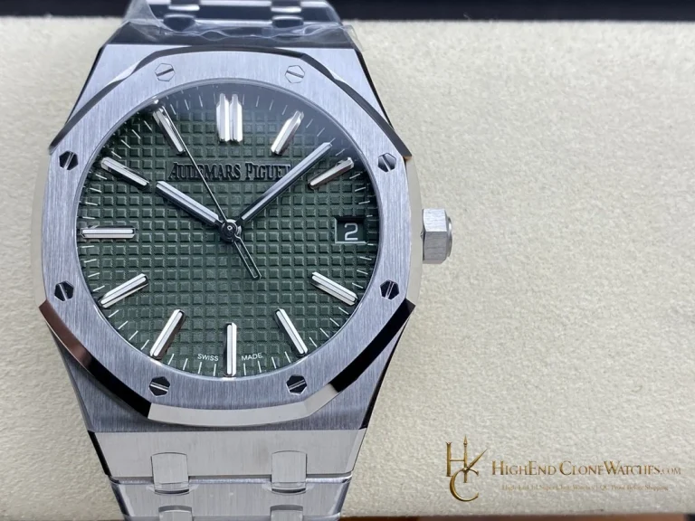 Audemars Piguet Royal Oak 15510 Green Dial 41mm Selfwinding super clone watch front view