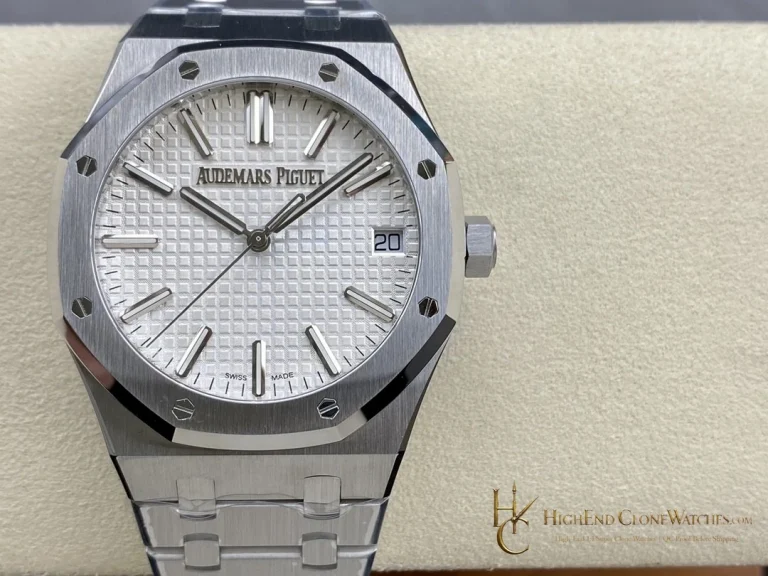 Audemars Piguet Royal Oak 15510 White Dial 41mm Selfwinding super clone watch front view
