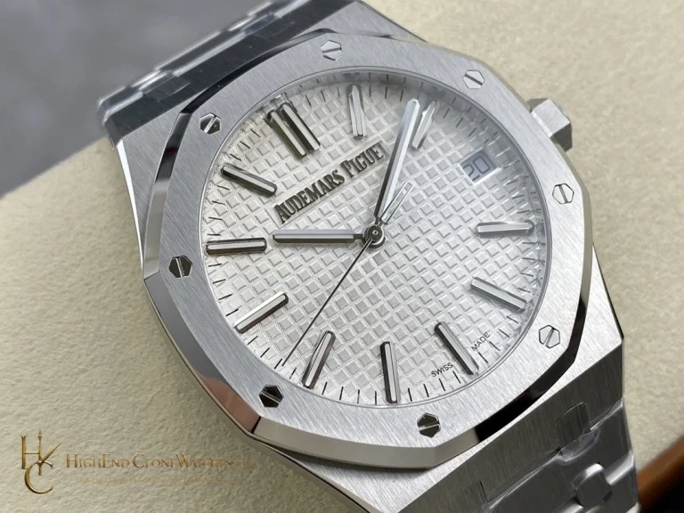Audemars Piguet Royal Oak 15510 White Dial 41mm Selfwinding super clone watch dial detail