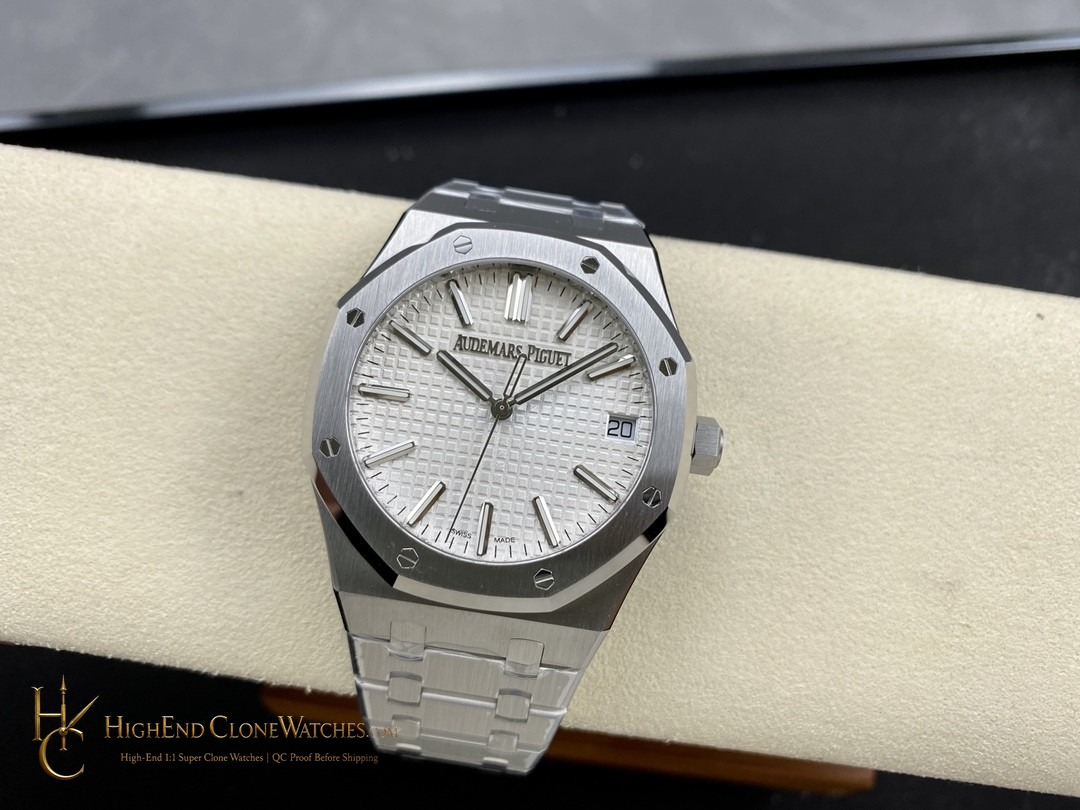 Audemars Piguet Royal Oak 15510 White Dial 41mm Selfwinding super clone watch bracelet or strap fit