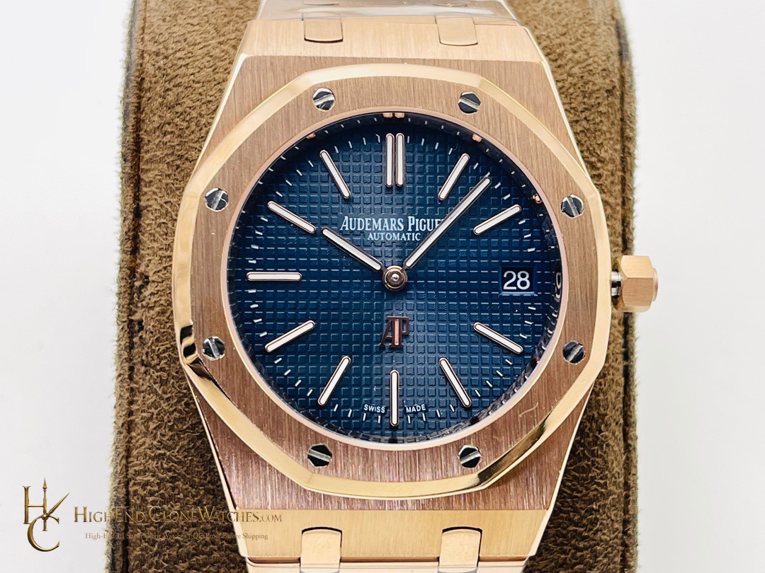 Audemars Piguet Royal Oak 18K Gold 15202BA 39mm super clone watch side case profile