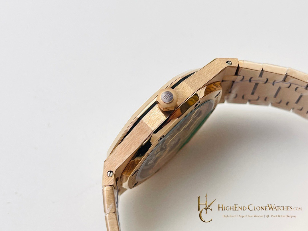 Audemars Piguet Royal Oak 18K Gold 15202BA 39mm super clone watch bracelet or strap fit