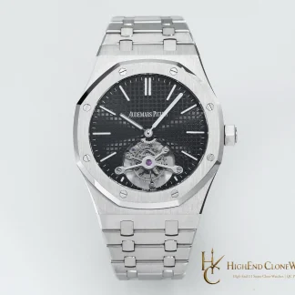 Audemars Piguet Royal Oak 26512ST Black Tourbillon Dial 41mm super clone watch front view