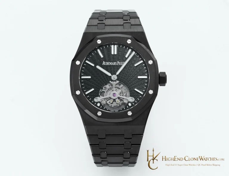 Audemars Piguet Royal Oak 26522CE Black Tourbillon Dial 41mm super clone watch front view
