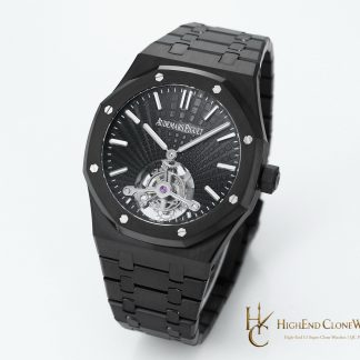 Audemars Piguet Royal Oak 26522CE Black Tourbillon Dial 41mm super clone watch dial detail