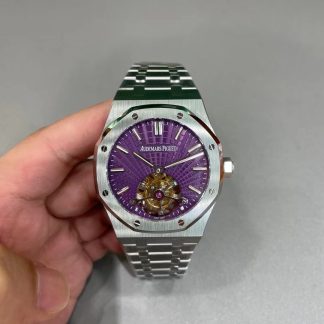 Audemars Piguet Royal Oak 26522ST Purple Tourbillon Dial 41mm super clone watch front view