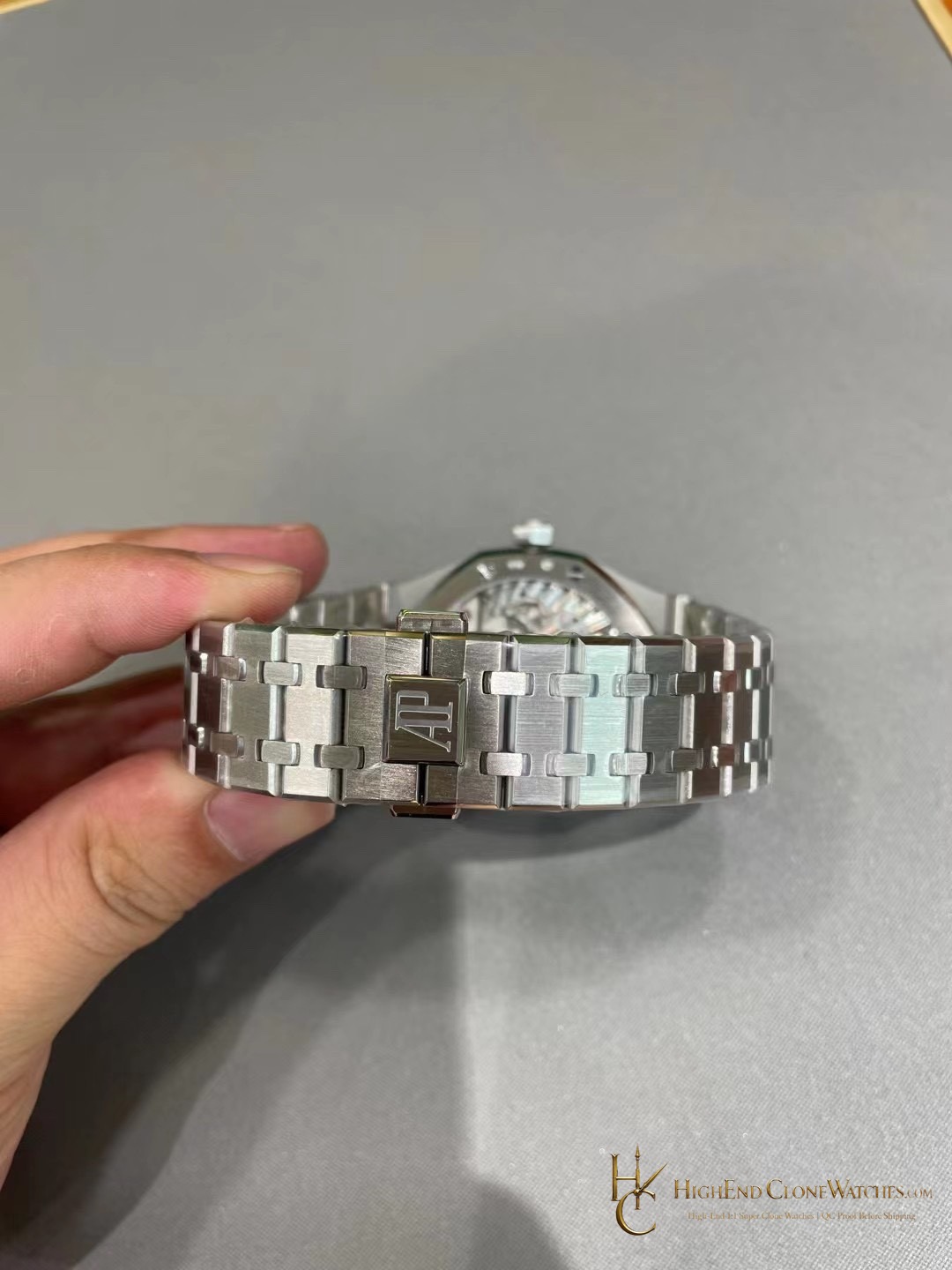 Audemars Piguet Royal Oak 26522ST Purple Tourbillon Dial 41mm super clone watch caseback detail