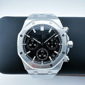 Audemars Piguet Royal Oak Black Dial 26240 Selfwinding Chronograph super clone watch front view