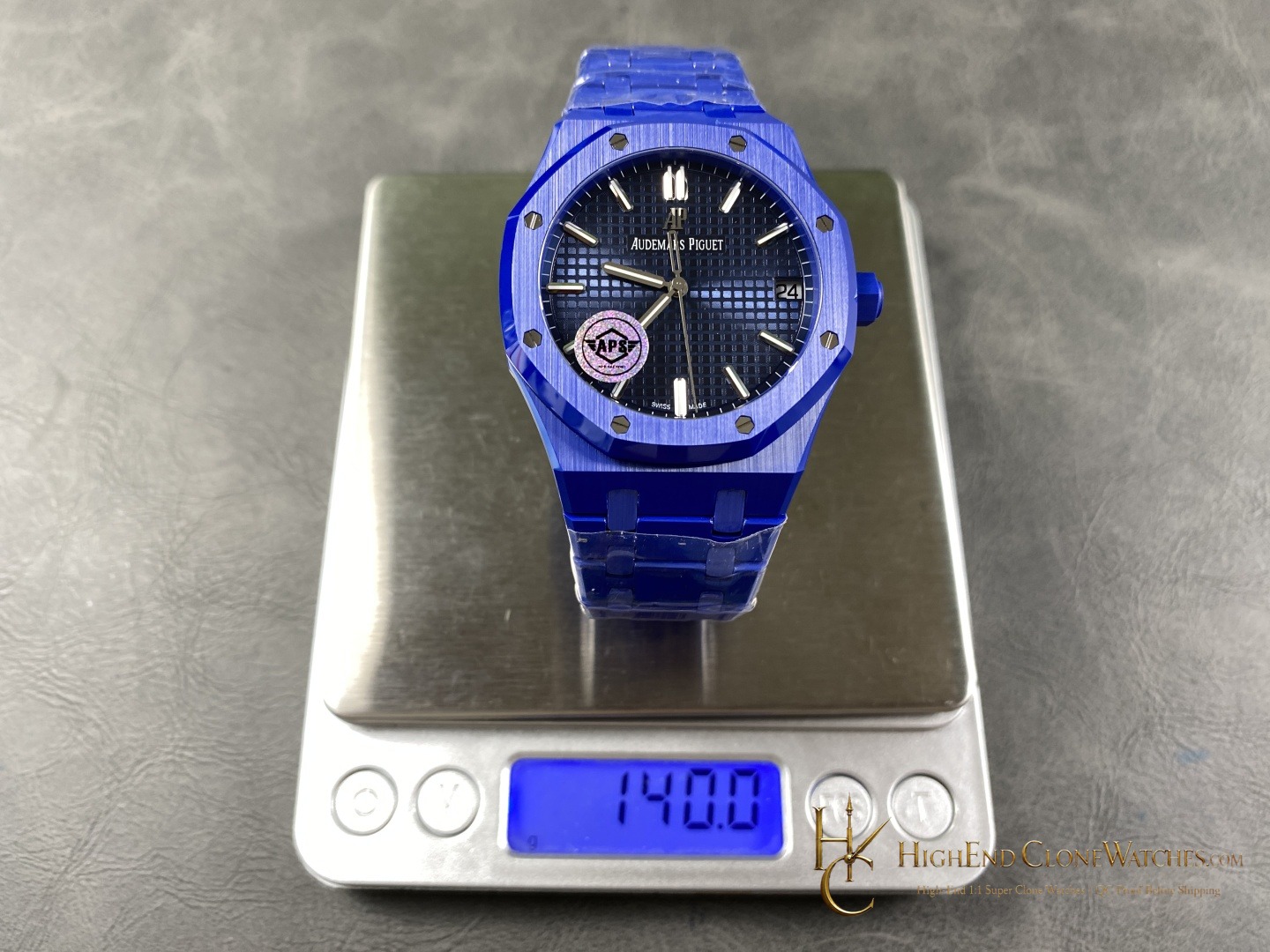 Audemars Piguet Royal Oak caseback view super clone watch