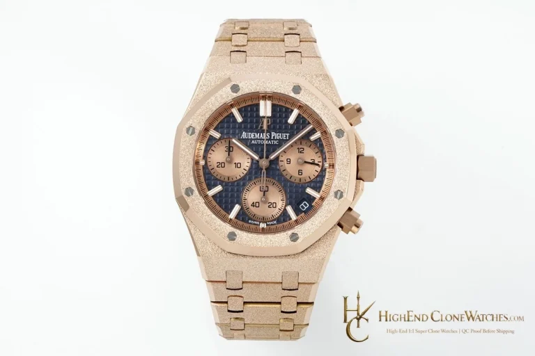 Audemars Piguet Royal Oak Blue Dial 26239OR Selfwinding Chronograph super clone watch front view