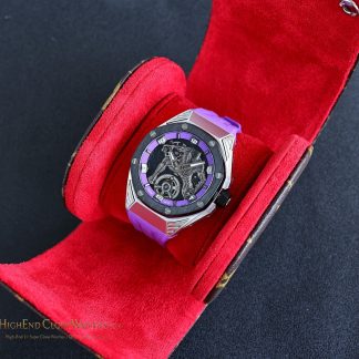 Audemars Piguet Royal Oak Concept Black Panther Flying Tourbillon 26620IO 42mm super clone watch dial detail