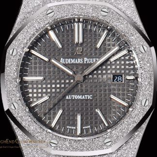 Audemars Piguet Royal Oak Frost 15400 Grey Dial super clone watch dial detail