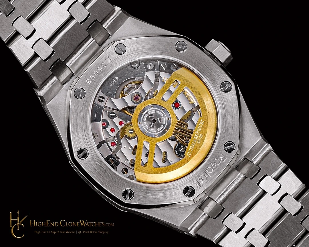 Audemars Piguet Royal Oak Frost 15500 Black Dial super clone watch angled view