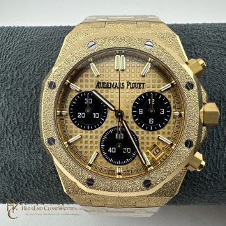 Audemars Piguet Royal Oak Gold Dial 26240BA Selfwinding Chronograph super clone watch front view