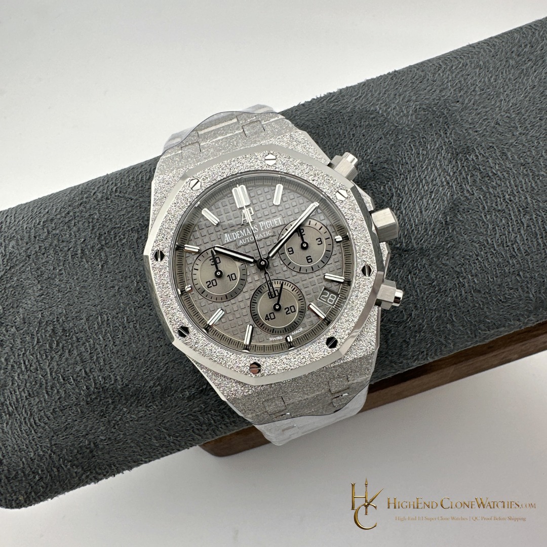 Audemars Piguet Royal Oak Gray Dial 26240BC Self-winding Chronograph super clone watch side case profile