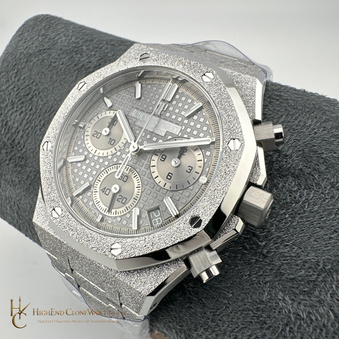 Audemars Piguet Royal Oak Gray Dial 26240BC Self-winding Chronograph super clone watch caseback detail