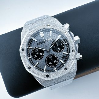 Audemars Piguet Royal Oak Grey & Black Dial 26240BC Selfwinding Chronograph super clone watch dial detail