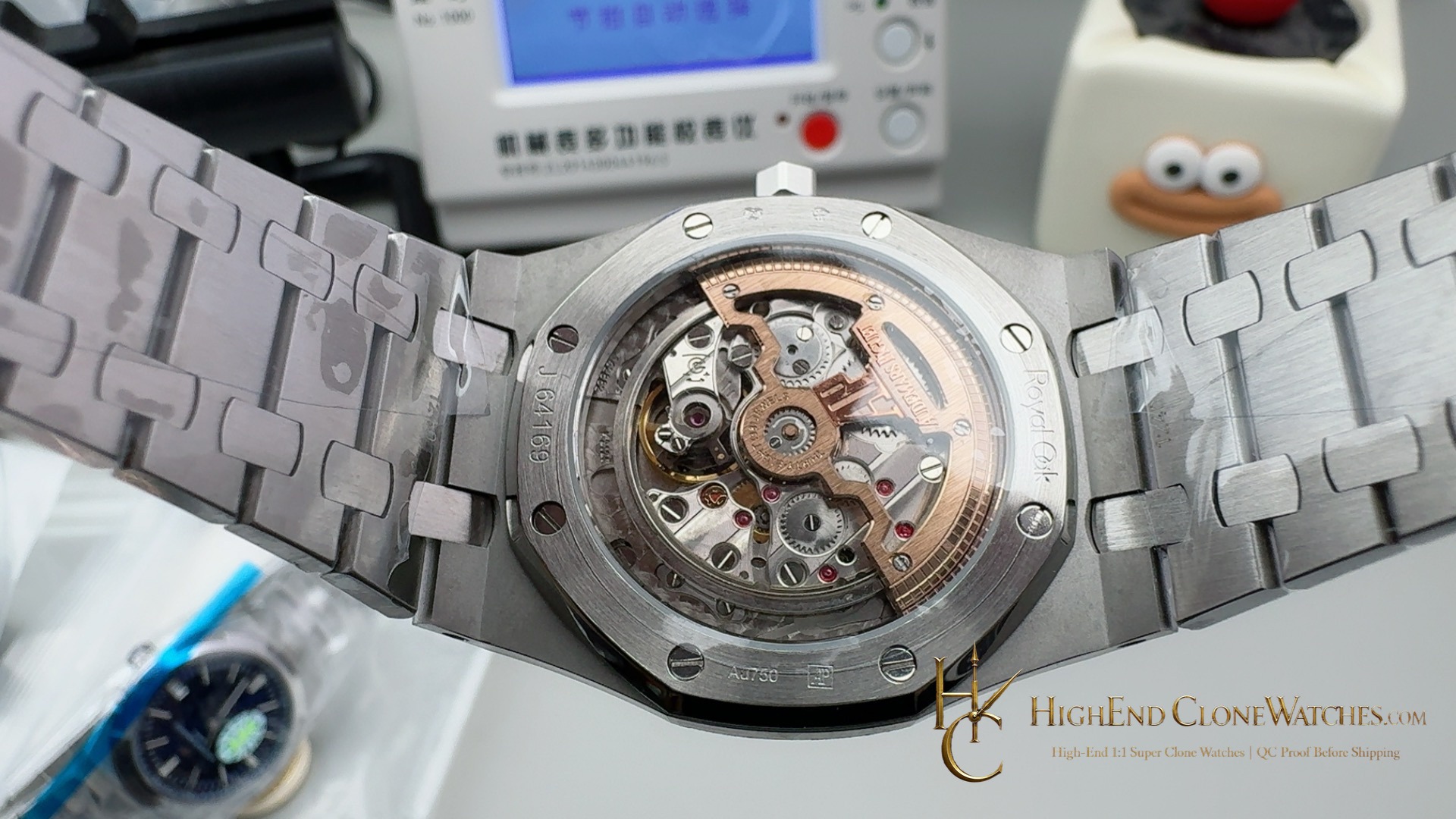 Audemars Piguet Royal Oak Jumbo Extra Thin 15202BC 39mm super clone watch side case profile